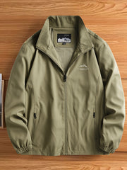 Men's Lightweight Zip Up Sports Jacket Spring Fall Outwear