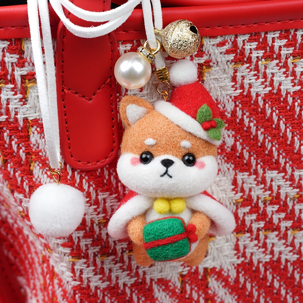 Christmas Needle Felting Kit DIY Material Pack