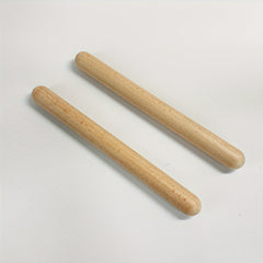 2pcs Orff Musical Instrument Natural Drum Stick Rhythm Resonance Stic