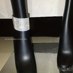 Rhinestone Anklet High Heel Ankle Bracelet Nightclub Jewelry
