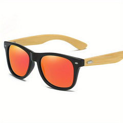 Men's Wood UV Resistant Sunglasses for Outdoor Party