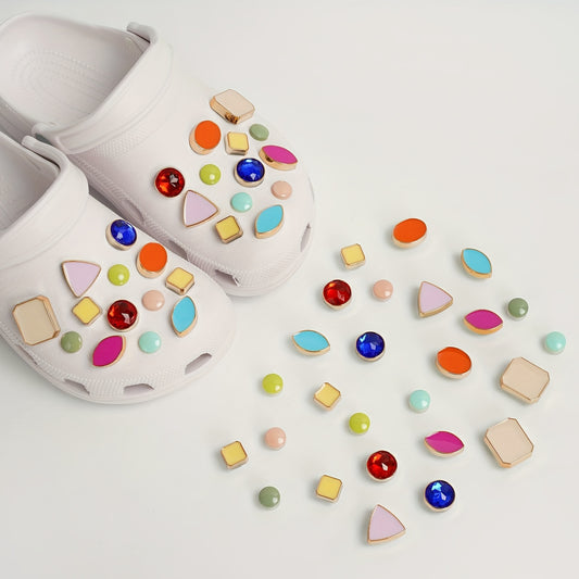 26pcs Crystal Rhinestone Shoe Charms Party Favors
