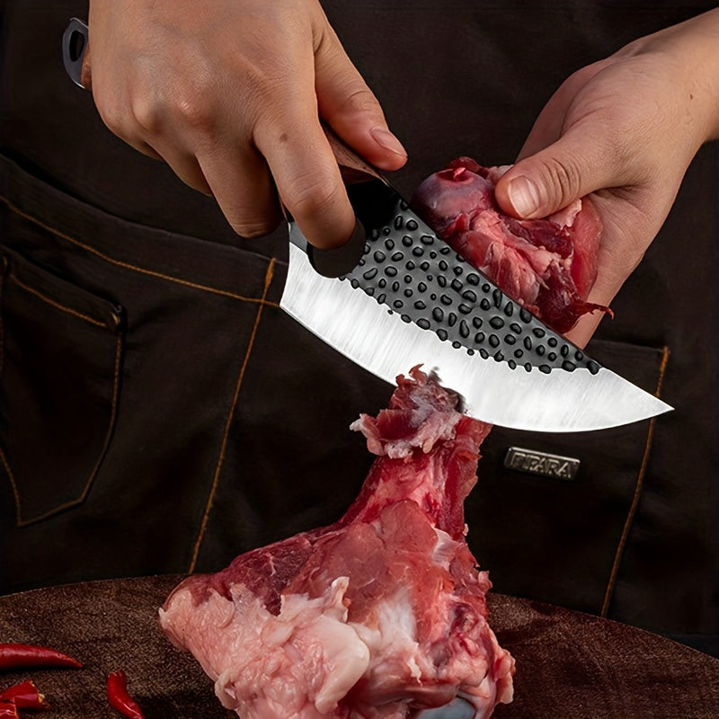 1pc Forged Stainless Steel Chef Set for Kitchen, Fishing, Meat Cutting