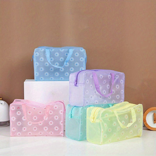 Waterproof Cosmetic Zipper Bag Lightweight Storage Bag Makeup Bag