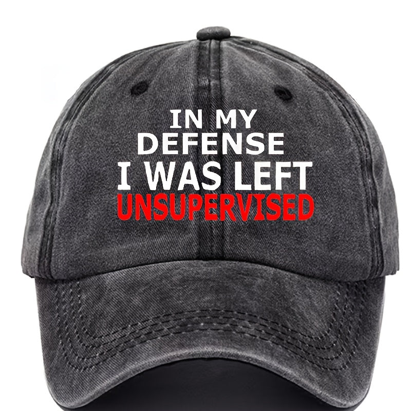 Distressed Baseball Cap Adjustable Sun Hat