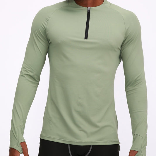 Autumn Fitness Clothes Long Sleeve Quick Drying Breathable Outdoor Running Compr