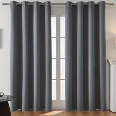 Solid Blackout Curtains for Home Decoration