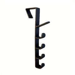 Over The Door Hook Hanger 5 Hook Plastic Organizer Rack