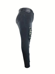  Ripped High Rise Skinny Jeans