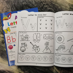 YUYNLEP Alphabet Workbook Tracing & Coloring Activities