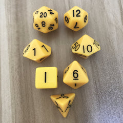 7 Pack Double Sided Dice Set for RPG & Entertainment Games