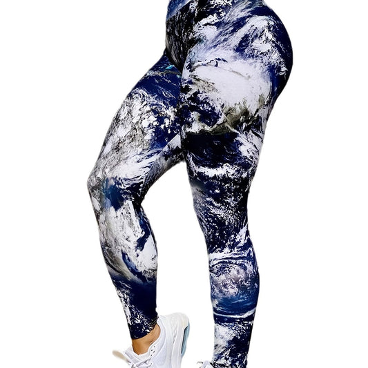 High Waist Sporty Yoga Pants Slim Fit Tummy Control Legging Women's Activewear