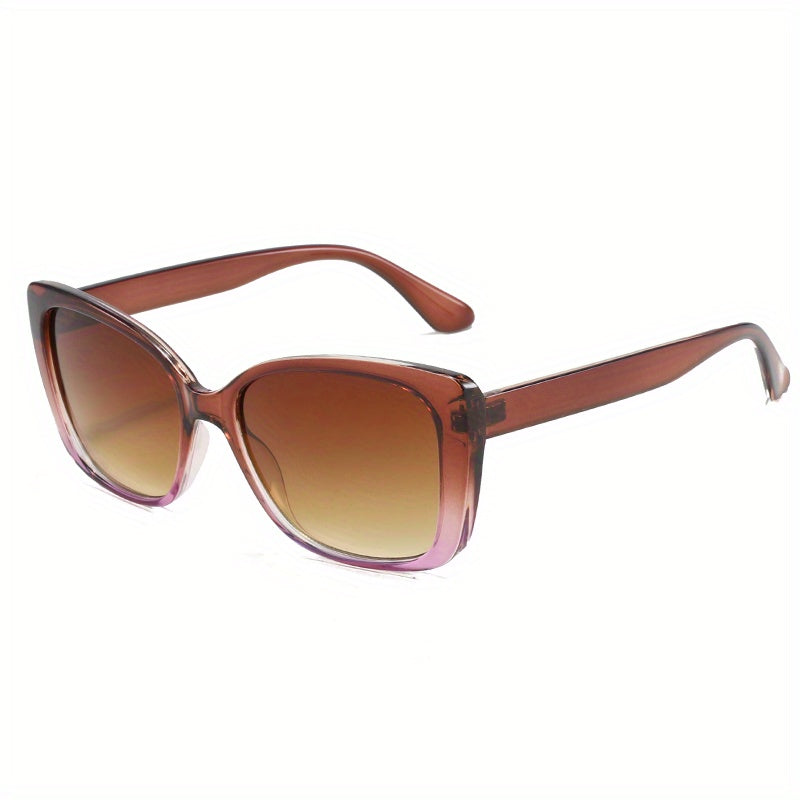Large Frame Cat Eye Sunglasses Gradient Women Shades Polarized Eyewear