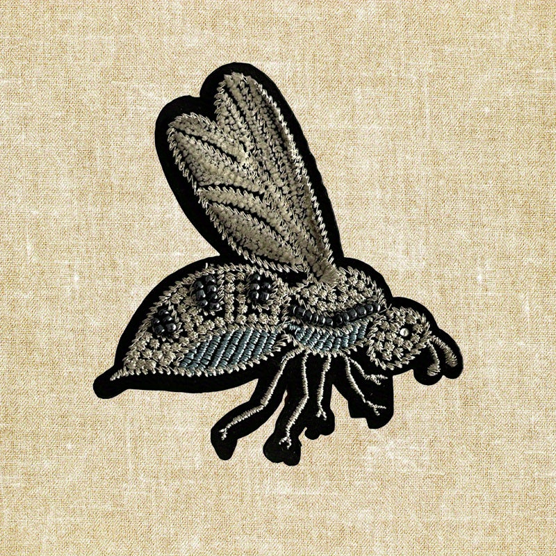 Bee Iron on Embroidery For Clothing Decoration