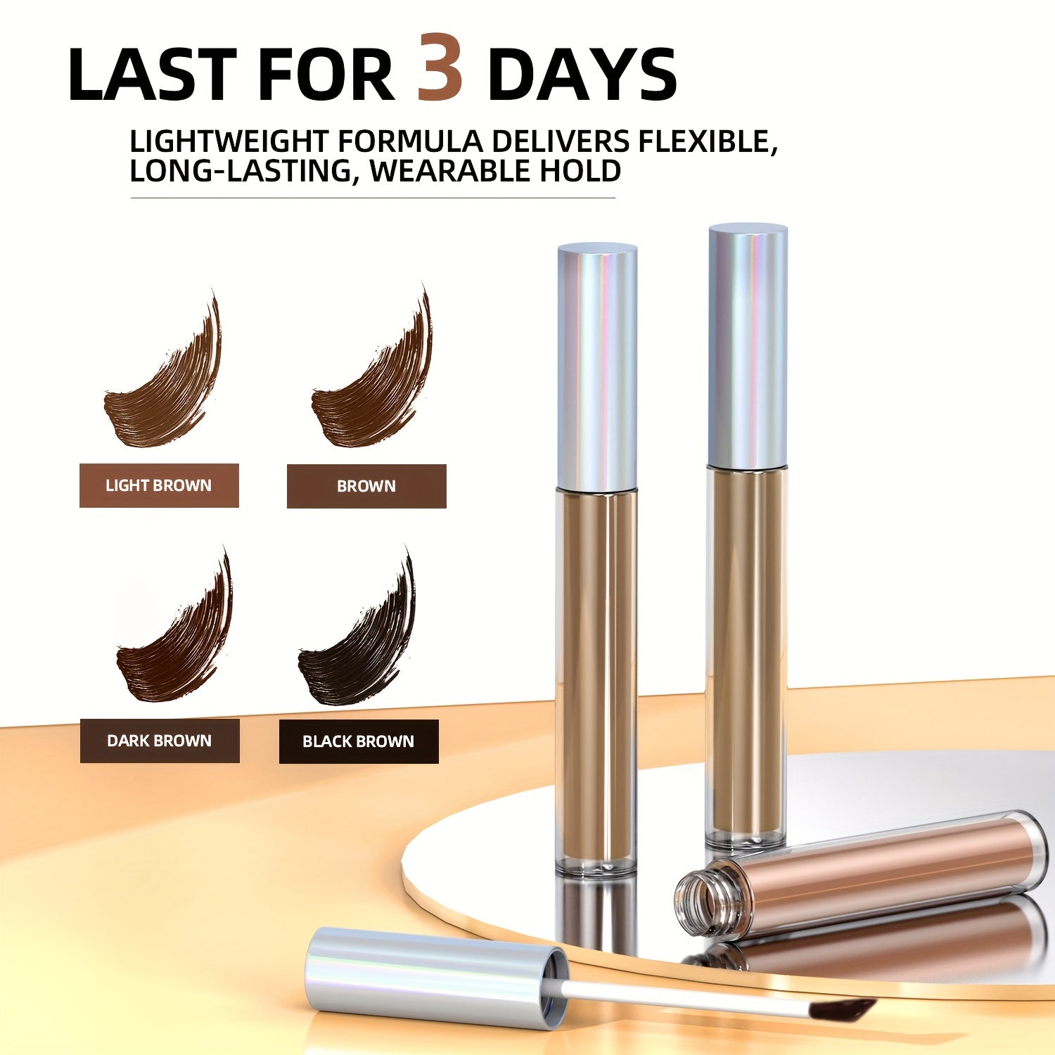 Waterproof Tinted Brow Gel Makeup Kit