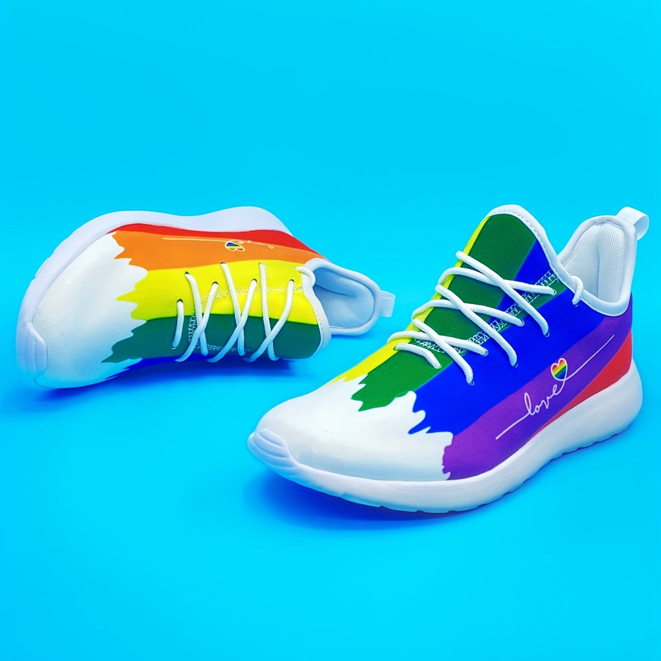 Pride Month Men's Lightweight Gym Sneakers