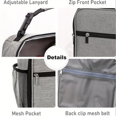 Insulated Lunch Bag with Bottle Holder for School Picnic Outdoor