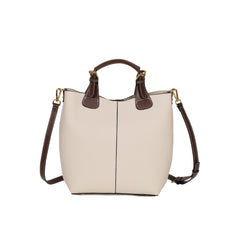 Leather Crossbody Bag Stitching Shoulder Bag