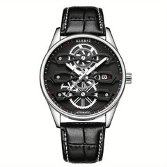 KUERST Double Press Butterfly Buckle Automatic Mechanical Watch