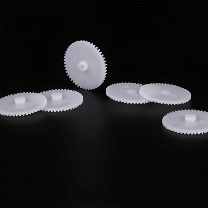 50pcs Plastic Gear 0.5m 48 Teeth 1.95mm Aperture DIY Model Gear