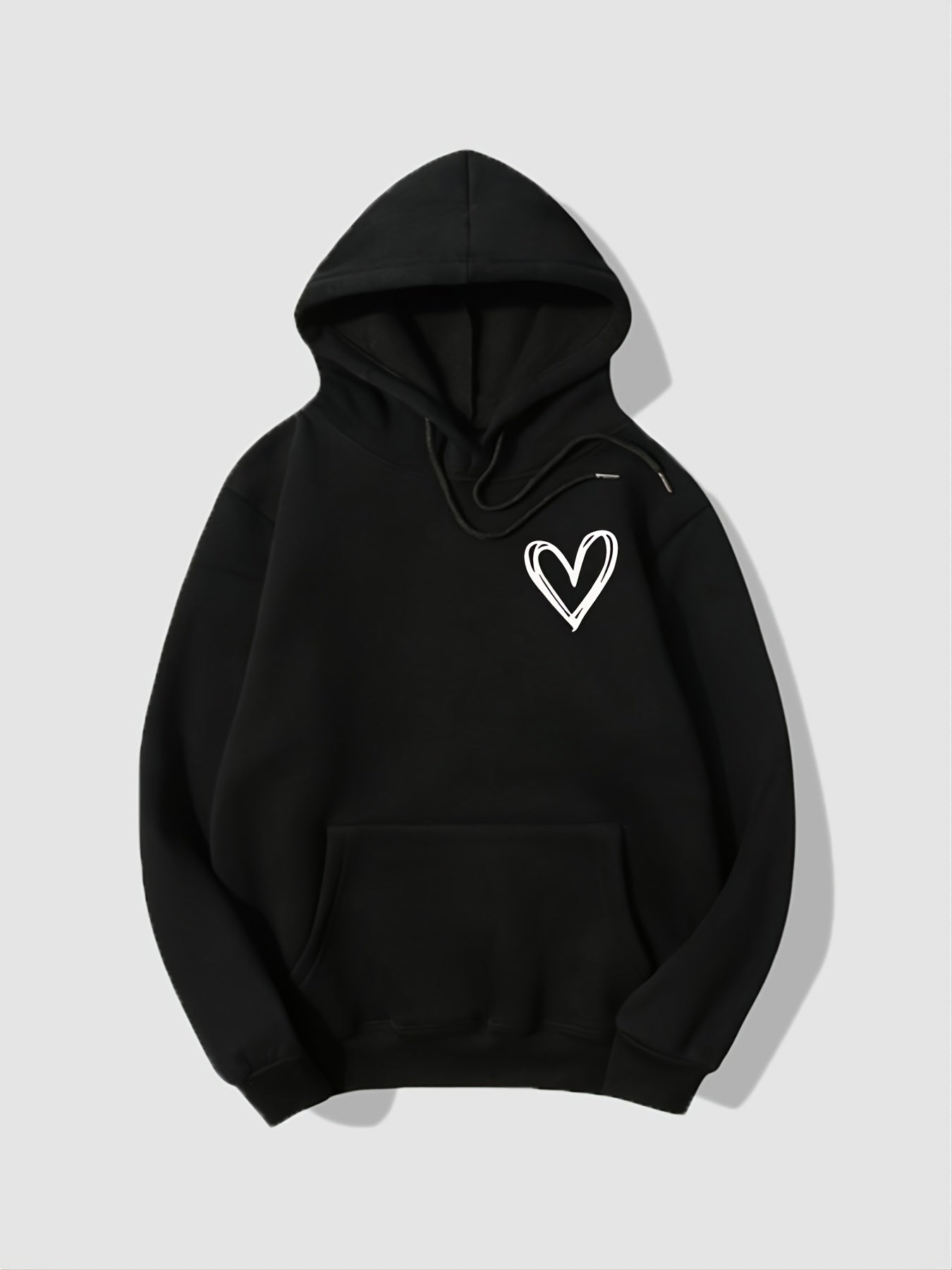 Women's Button Cowl Neck Wrap Sweatshirt Hoodie