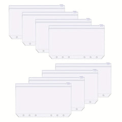 A6 Zipper Bag Set, 8x6, 6x6 & 12x6 hole, Binder Organizer
