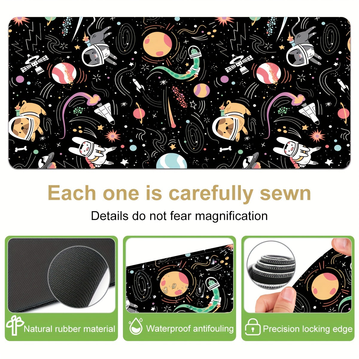 Cartoon Animal Mouse Pad Rubber Anti-skid Electronic Sports Mouse Pad