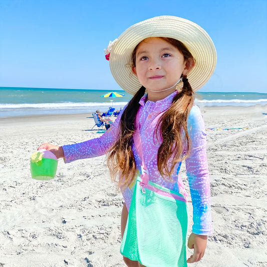 Kids Shell Collecting Bag Beach Sand Toy Seashell Bag