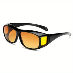Night Vision Sunglasses with Yellow Film for Sports Riding