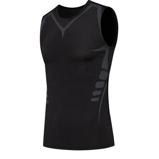 Men's Quick Dry Sleeveless Fitness Top for Running and Training