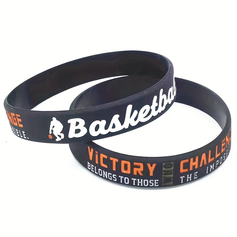Basketball Believe You Can Silicone Wristband