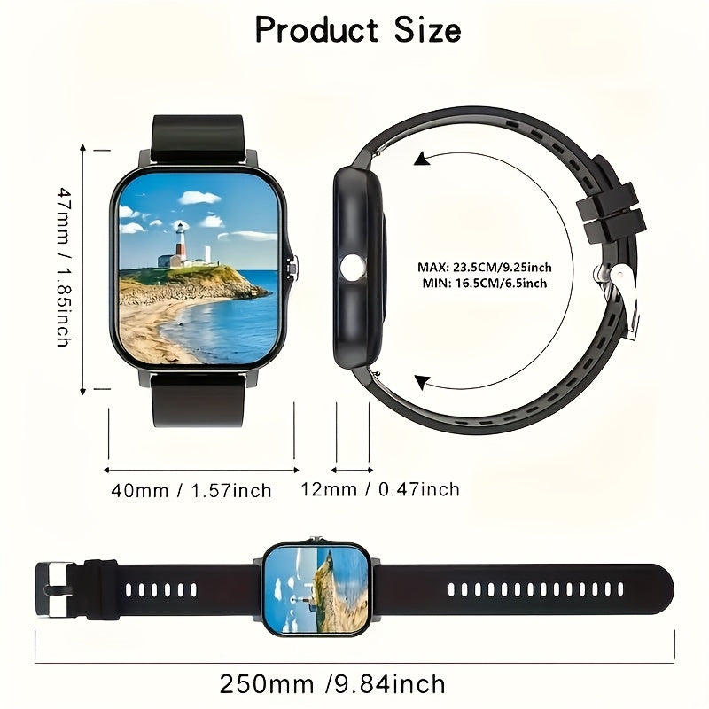 1.83 inch HD Touch Screen Sports Smartwatch - Call Dialing, Step & Calori
