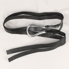 Women's Double Strap PU Leather Waist Belt