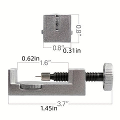 Watch Band Strap Link Pin Remover Repair Tool Kit with Extra Pins Replacement