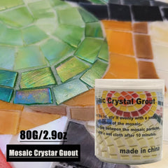 80G Crystal Translucent Grout Glue Nano Glass Tiny Beads Dilute Epoxy