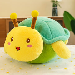 Turtle Bee Plush Toy Transforming Plushie Green Shell & Yellow Body