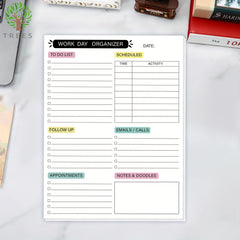 Undated Minimalism Planner Academic Agenda To Do List Notes 100gsm Paper