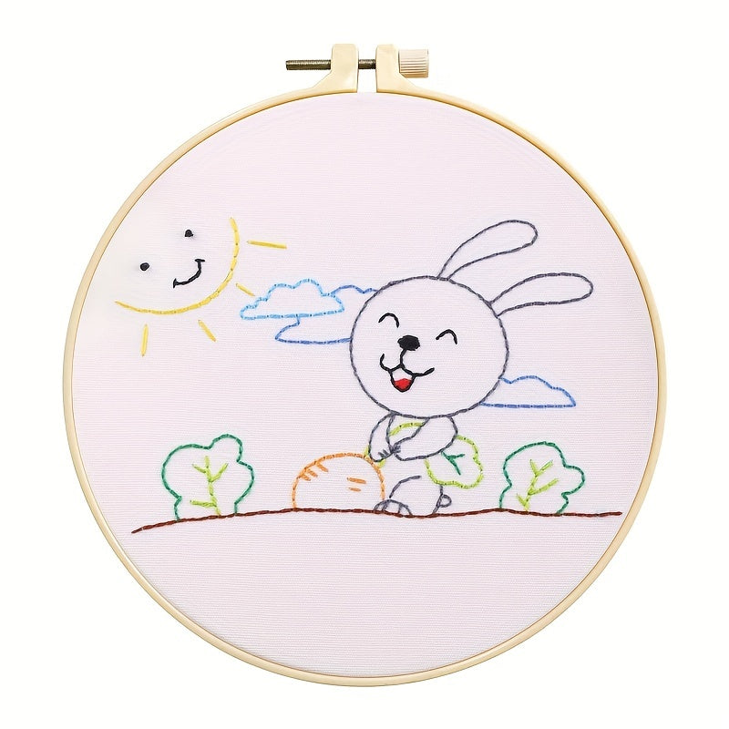 Embroidery Material Bag Rabbit Pattern