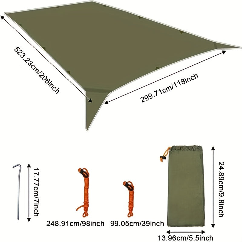 Waterproof Camping Tent Tarp Hammock Rain Fly Shelter for Hiking