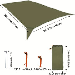 Waterproof Camping Tent Tarp Hammock Rain Fly Shelter for Hiking