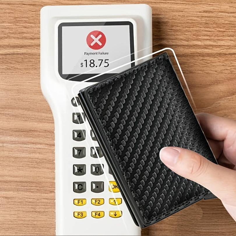 RFID Blocking Automatic Pop Up Credit Card Holder Case