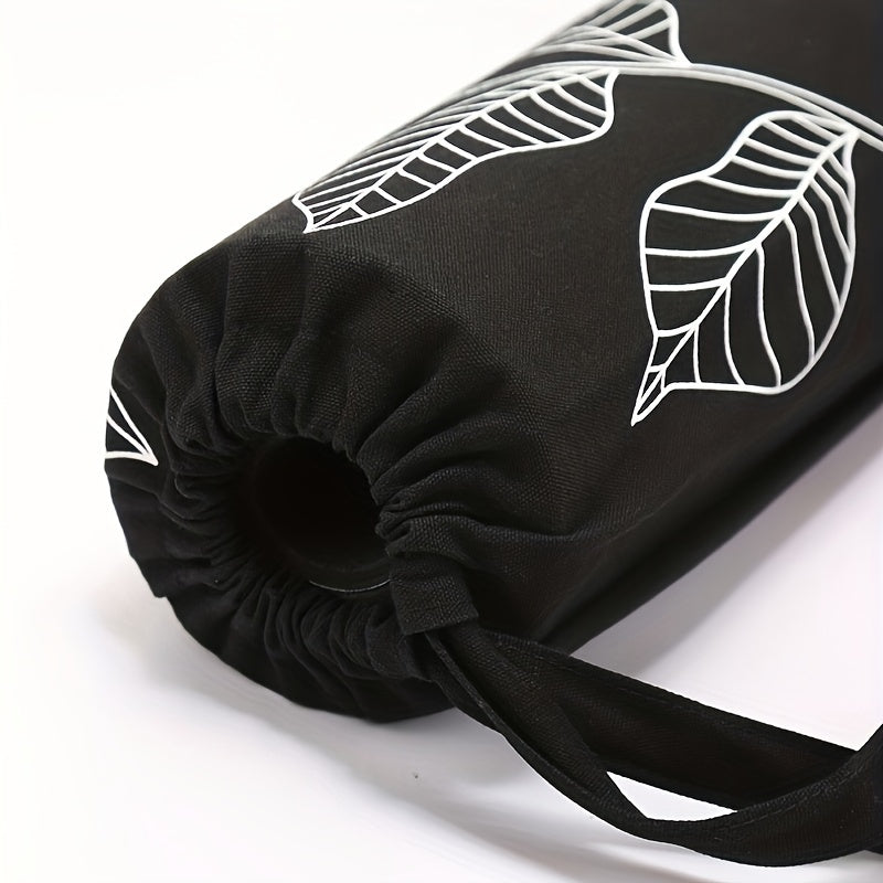 Canvas Yoga Mat Storage Bag, Portable Fitness Bag