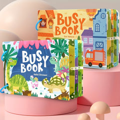 Children's Quiet Book Hook and Loop Puzzle Painting Activity Gift Idea