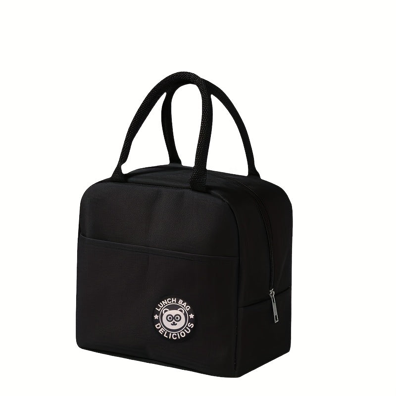 Reusable Aluminum Foil Cooler Tote Bag for Office Work School Picnic Beach