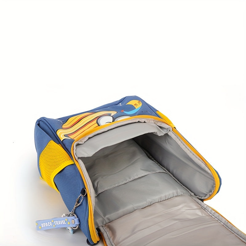 Kids Cartoon Space Backpack Lightweight School Bag