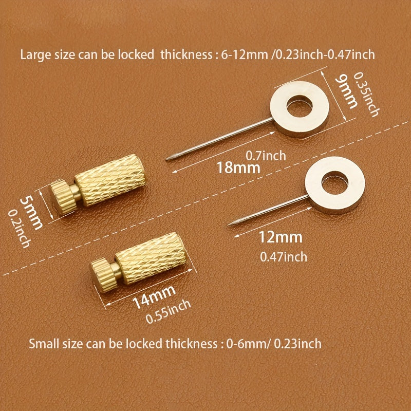 Diy Leather Sewing Needle Clamp Tool