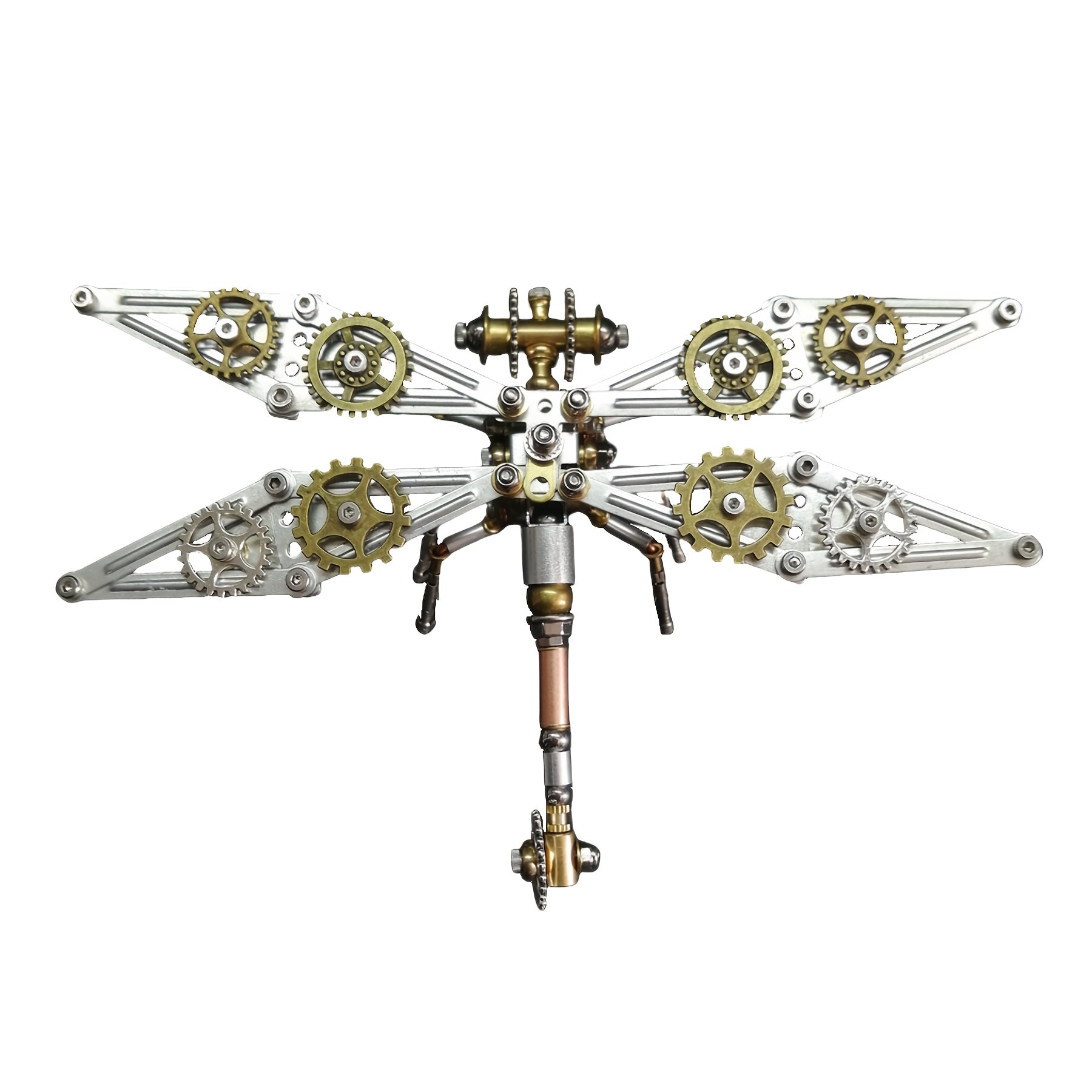 3D Metal Dragonfly Steampunk Puzzle DIY Insect Model