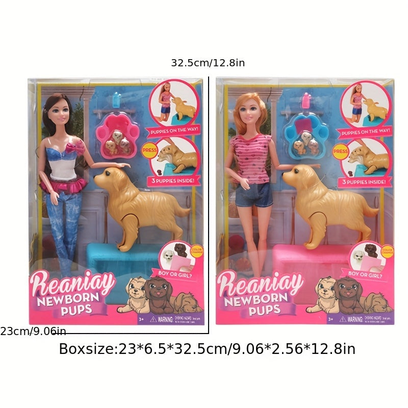 Doll Pet Dog Series Playset