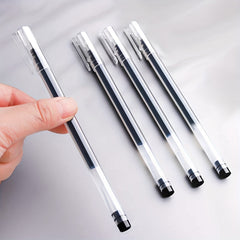 6pcs/10pcs Large Capacity 0.5mm Needle Tube Gel Pen for Students Office Writing