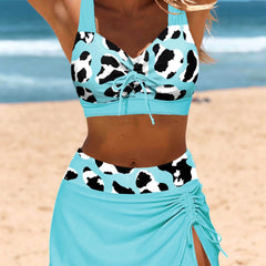  Cow Print Bikini Set Two Piece Swimsuit